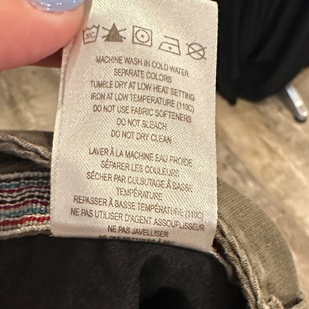 Lole Khaki Straight Leg Pants Size 2 - Picture 11 of 11